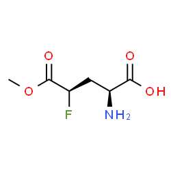 ChemSpider 2D Image | (2S,4R)-2-Amino-4-fluoro-5-methoxy-5-oxopentanoic acid | C6H10FNO4