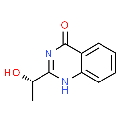 ChemSpider 2D Image | 2-[(1S)-1-Hydroxyethyl]-4(1H)-quinazolinone | C10H10N2O2