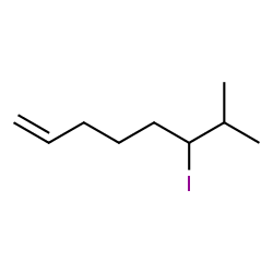 ChemSpider 2D Image | 6-Iodo-7-methyl-1-octene | C9H17I