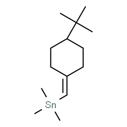 ChemSpider 2D Image | Trimethyl{[4-(2-methyl-2-propanyl)cyclohexylidene]methyl}stannane | C14H28Sn