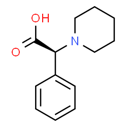 ChemSpider 2D Image | (2S)-Phenyl(1-piperidinyl)acetic acid | C13H17NO2