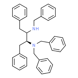 ChemSpider 2D Image | (2S)-N,N,N'-Tribenzyl-1,4-diphenyl-2,3-butanediamine | C37H38N2