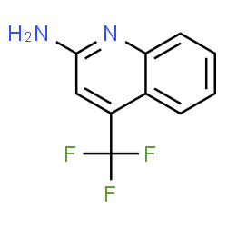 ChemSpider 2D Image | 4-(Trifluoromethyl)-2-quinolinamine | C10H7F3N2