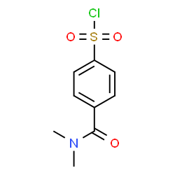 ChemSpider 2D Image | 4-(Dimethylcarbamoyl)benzenesulfonyl chloride | C9H10ClNO3S