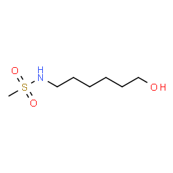 ChemSpider 2D Image | N-(6-Hydroxyhexyl)methanesulfonamide | C7H17NO3S
