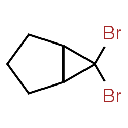 ChemSpider 2D Image | 6,6-Dibromobicyclo[3.1.0]hexane | C6H8Br2