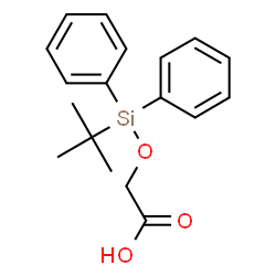 ChemSpider 2D Image | 2-((tert-Butyldiphenylsilyl)oxy)acetic acid | C18H22O3Si