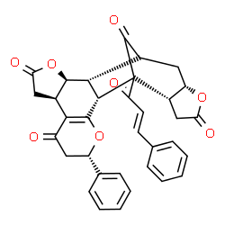 ChemSpider 2D Image | Chalcocaryanone C | C34H28O8
