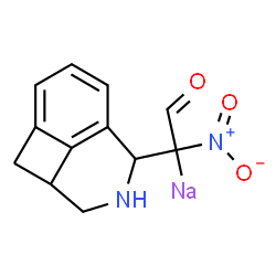 ChemSpider 2D Image | [1-Nitro-2-oxo-1-(2,3,3a,4-tetrahydro-1H-cyclobuta[de]isoquinolin-1-yl)ethyl]sodium | C12H11N2NaO3