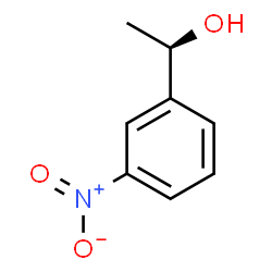 ChemSpider 2D Image | (1R)-1-(3-Nitrophenyl)ethanol | C8H9NO3