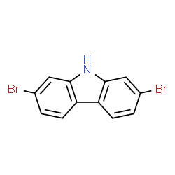 ChemSpider 2D Image | 2,7-Dibromocarbazole | C12H7Br2N