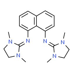 ChemSpider 2D Image | N,N'-1,8-Naphthalenediylbis(1,3-dimethyl-2-imidazolidinimine) | C20H26N6