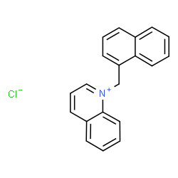 ChemSpider 2D Image | 1-(1-Naphthylmethyl)quinolinium chloride | C20H16ClN