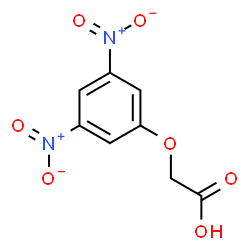 ChemSpider 2D Image | (3,5-Dinitrophenoxy)acetic acid | C8H6N2O7