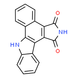 ChemSpider 2D Image | Benzo[a]pyrrolo[3,4-c]carbazole-1,3(2H,8H)-dione | C18H10N2O2
