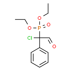 ChemSpider 2D Image | Diethyl (1-chloro-2-oxo-1-phenylethyl)phosphonate | C12H16ClO4P
