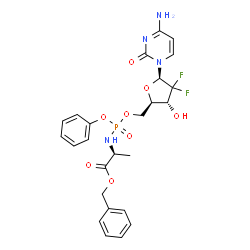 ChemSpider 2D Image | NUC-1031 | C25H27F2N4O8P