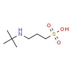 ChemSpider 2D Image | 3-[(2-Methyl-2-propanyl)amino]-1-propanesulfonic acid | C7H17NO3S
