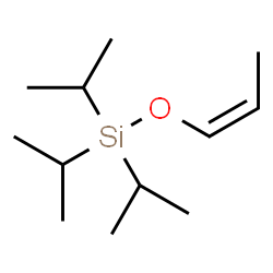 ChemSpider 2D Image | Triisopropyl[(1Z)-1-propen-1-yloxy]silane | C12H26OSi