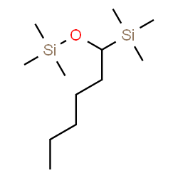 ChemSpider 2D Image | Trimethyl{[1-(trimethylsilyl)hexyl]oxy}silane | C12H30OSi2