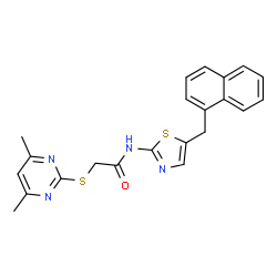 ChemSpider 2D Image | SirReal2 | C22H20N4OS2