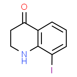 ChemSpider 2D Image | 8-Iodo-2,3-dihydro-4(1H)-quinolinone | C9H8INO