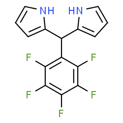 ChemSpider 2D Image | 2,2'-[(Pentafluorophenyl)methylene]bis(1H-pyrrole) | C15H9F5N2