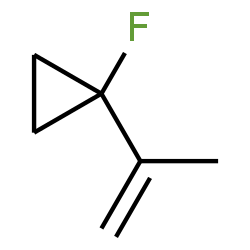 ChemSpider 2D Image | 1-Fluoro-1-isopropenylcyclopropane | C6H9F