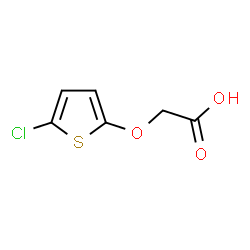 ChemSpider 2D Image | [(5-Chloro-2-thienyl)oxy]acetic acid | C6H5ClO3S
