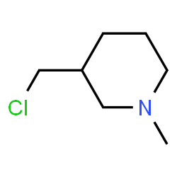 ChemSpider 2D Image | 3-(Chloromethyl)-1-methylpiperidine | C7H14ClN