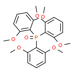 ChemSpider 2D Image | Tris(2,6-dimethoxyphenyl)phosphine oxide | C24H27O7P