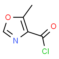 ChemSpider 2D Image | 5-Methyl-4-oxazolecarbonyl chloride | C5H4ClNO2