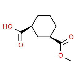 ChemSpider 2D Image | (1S,3R)-3-(Methoxycarbonyl)cyclohexanecarboxylic acid | C9H14O4