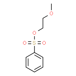 ChemSpider 2D Image | 2-Methoxyethyl benzenesulfonate | C9H12O4S