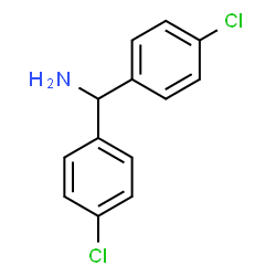 ChemSpider 2D Image | 1,1-Bis(4-chlorophenyl)methanamine | C13H11Cl2N
