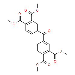 ChemSpider 2D Image | Tetramethyl 4,4'-carbonyldiphthalate | C21H18O9
