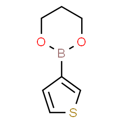 ChemSpider 2D Image | 2-(3-Thienyl)-1,3,2-dioxaborinane | C7H9BO2S
