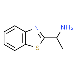 ChemSpider 2D Image | 1-Benzothiazol-2-yl-ethylamine | C9H10N2S