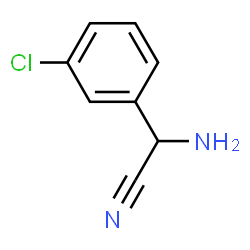 ChemSpider 2D Image | Amino(3-chlorophenyl)acetonitrile | C8H7ClN2