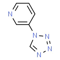 ChemSpider 2D Image | 3-(1H-Tetrazol-1-yl)pyridine | C6H5N5
