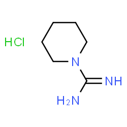 ChemSpider 2D Image | piperidine-1-carboximidamide hydrochloride | C6H14ClN3