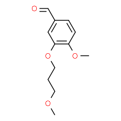 ChemSpider 2D Image | 3-(3-methoxypropoxy)-4-methoxybenzaldehyde | C12H16O4