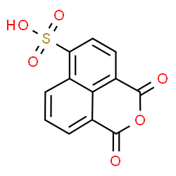 ChemSpider 2D Image | 1,3-Dioxo-1H,3H-benzo[de]isochromene-6-sulfonic acid | C12H6O6S