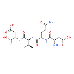 ChemSpider 2D Image | L-alpha-Aspartyl-L-glutaminyl-L-isoleucyl-L-aspartic acid | C19H31N5O10