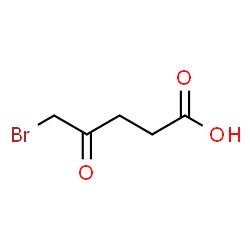 ChemSpider 2D Image | 5-Bromo-4-oxopentanoic acid | C5H7BrO3