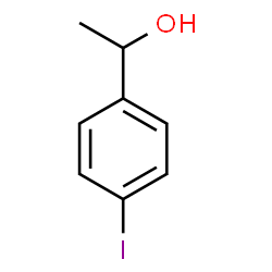 ChemSpider 2D Image | 1-(4-Iodophenyl)ethanol | C8H9IO