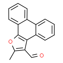 ChemSpider 2D Image | 2-Methylphenanthro[9,10-b]furan-3-carbaldehyde | C18H12O2