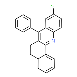 ChemSpider 2D Image | 9-Chloro-7-phenyl-5,6-dihydrobenzo[c]acridine | C23H16ClN