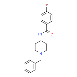 ChemSpider 2D Image | N-(1-Benzyl-4-piperidinyl)-4-bromobenzamide | C19H21BrN2O