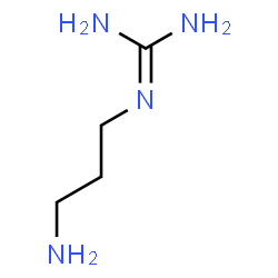 ChemSpider 2D Image | 2-(3-Aminopropyl)guanidine | C4H12N4